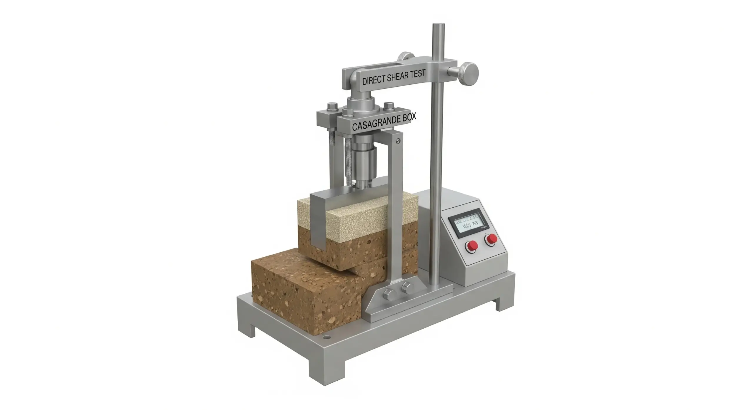 Interprétation d'un essai de cisaillement  études géotechnique