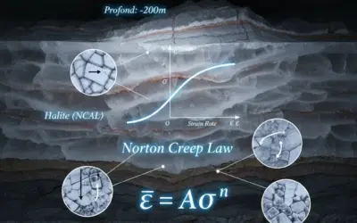 Analyse Viscoplastique du Sel Gemme (Loi de Norton)