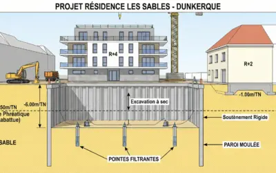 Comparatif Méthode Rankine vs Éléments Finis (MEF)