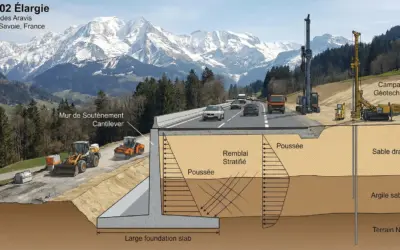 Poussée des Terres sur Sol Hétérogène